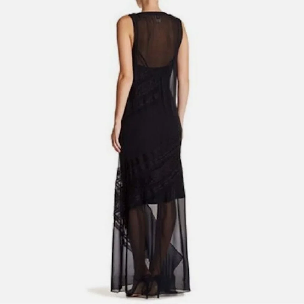 Haute Hippie Silk Sheer Maxi Dress - Picture 2 of 2